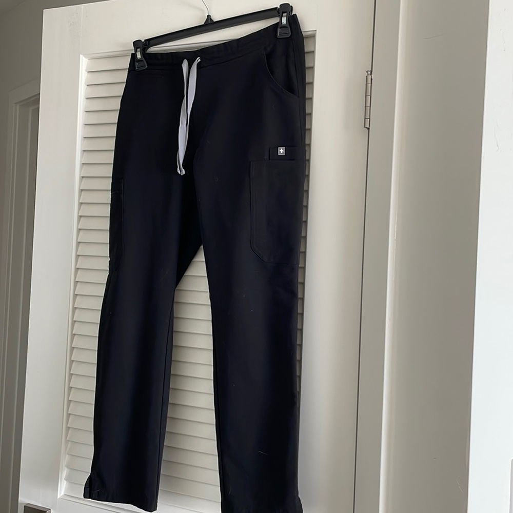 Figs yolo skinny black small petite pants